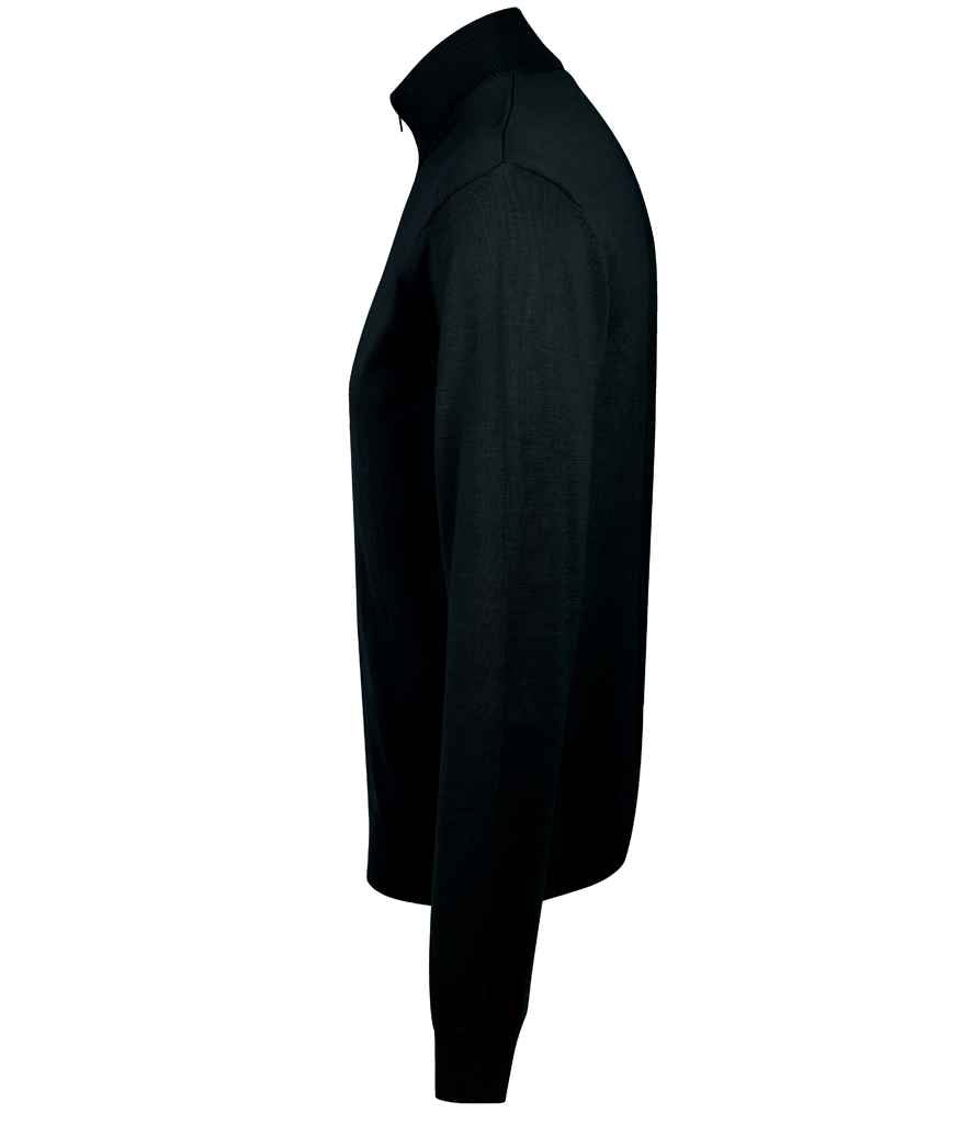 SOL'S Gordon Full Zip Cotton Acrylic Cardigan - Black