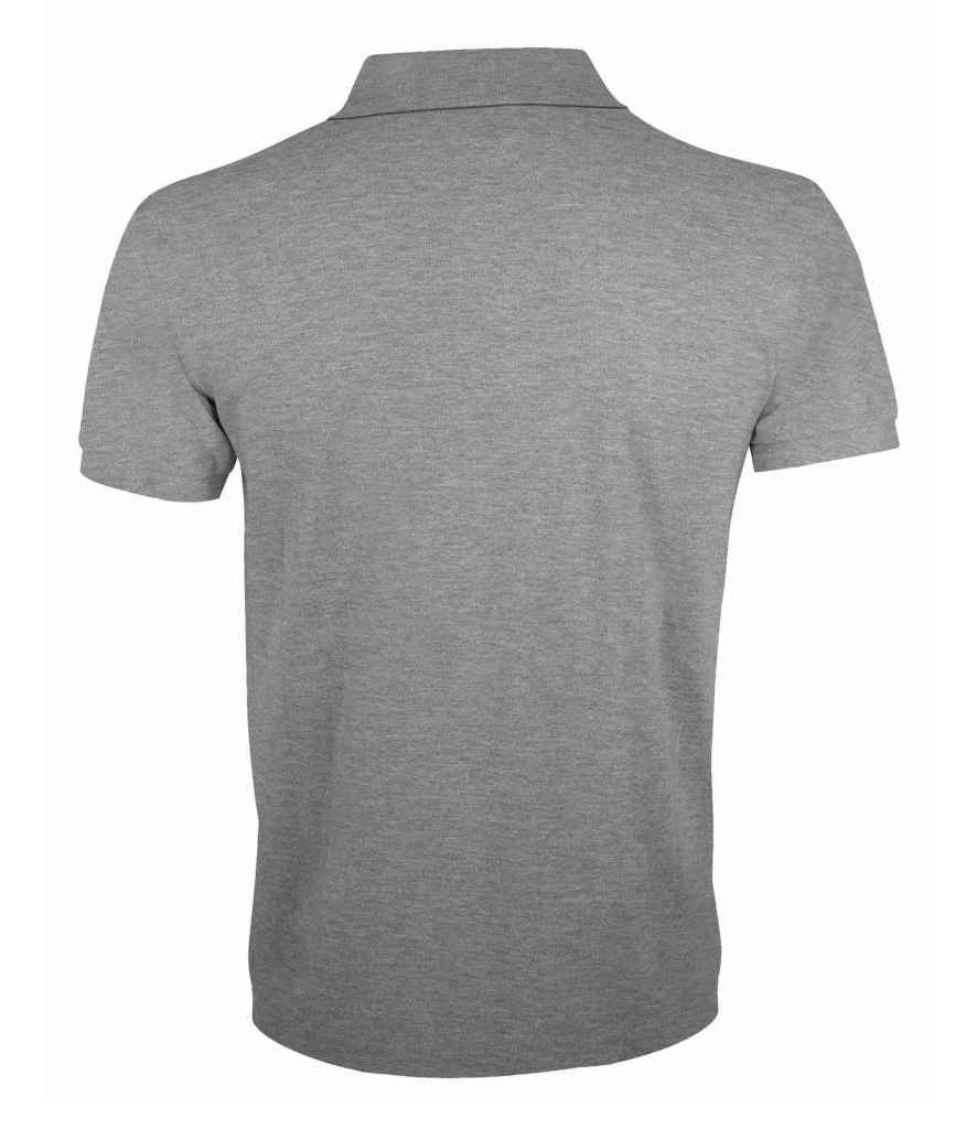 SOL'S Prime Poly/Cotton Piqué Polo Shirt - Grey Marl