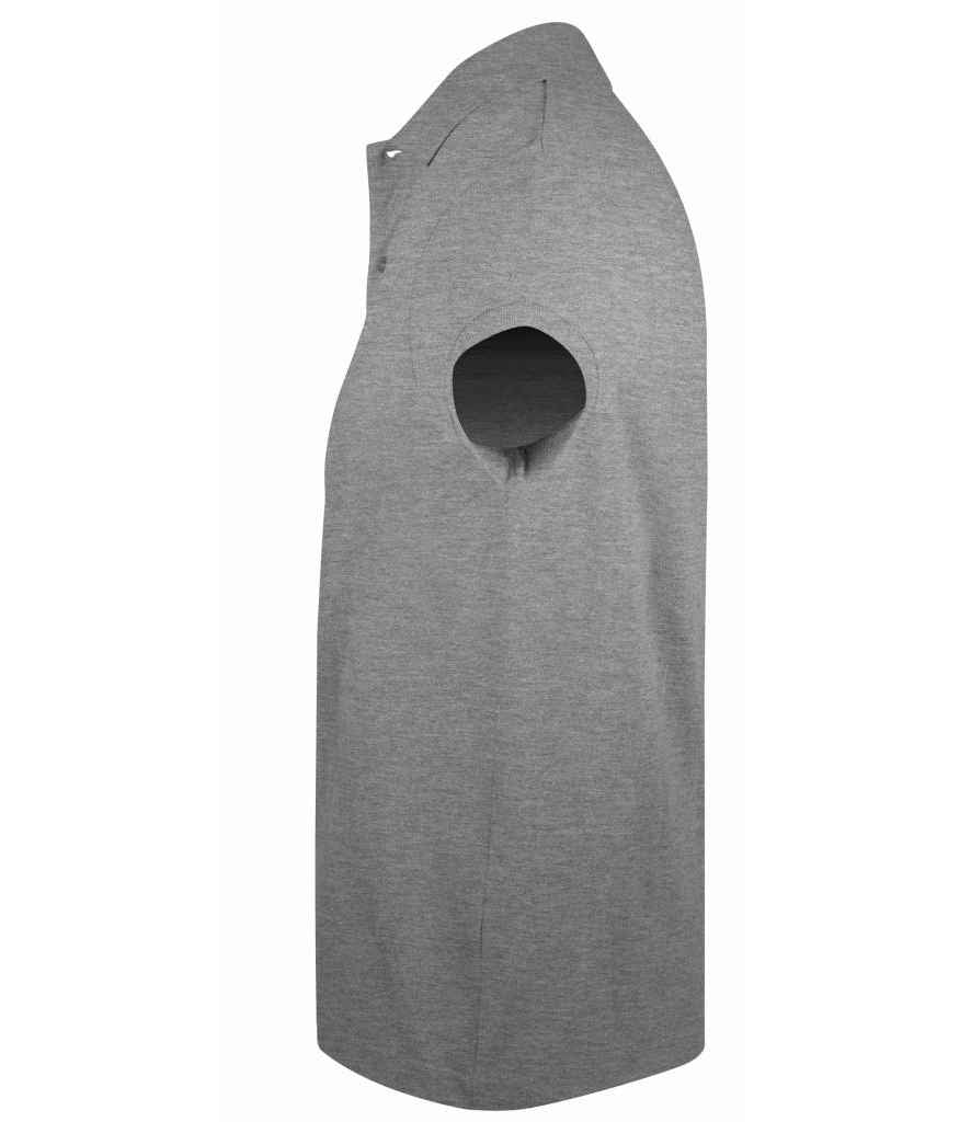 SOL'S Prime Poly/Cotton Piqué Polo Shirt - Grey Marl