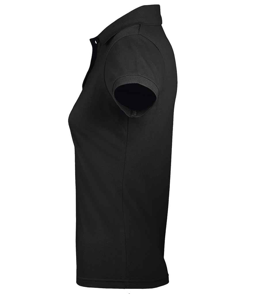 SOL'S Ladies Prime Poly/Cotton Piqué Polo Shirt - Black