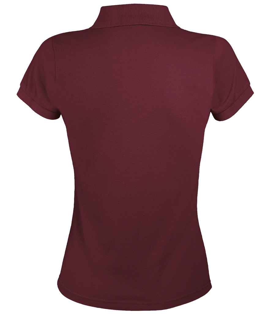 SOL'S Ladies Prime Poly/Cotton Piqué Polo Shirt - Burgundy