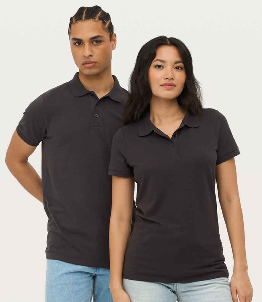 SOL'S Ladies Prime Poly/Cotton Piqué Polo Shirt - Dark Grey