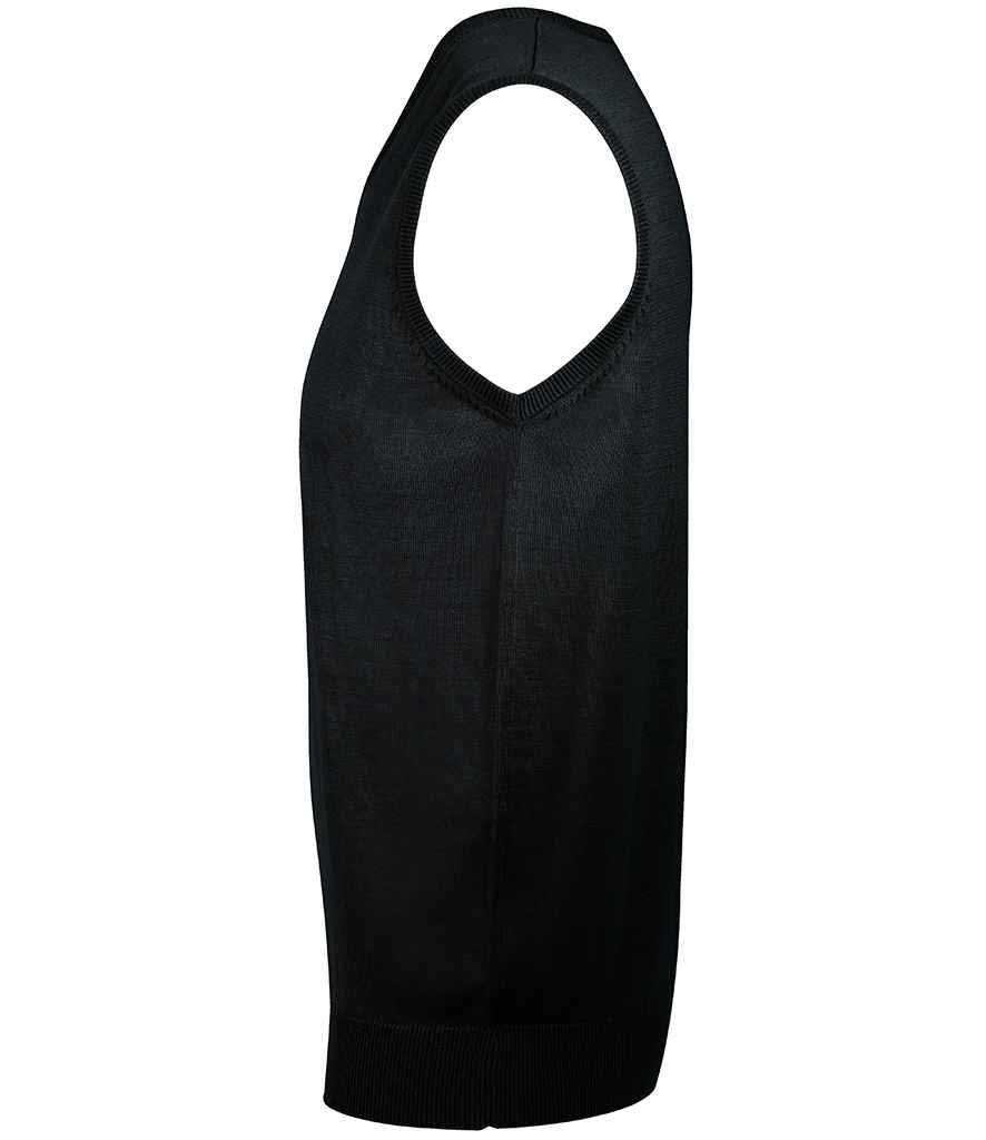 SOL'S Unisex Gentlemen Sleeveless Cotton Acrylic V Neck Sweater - Black
