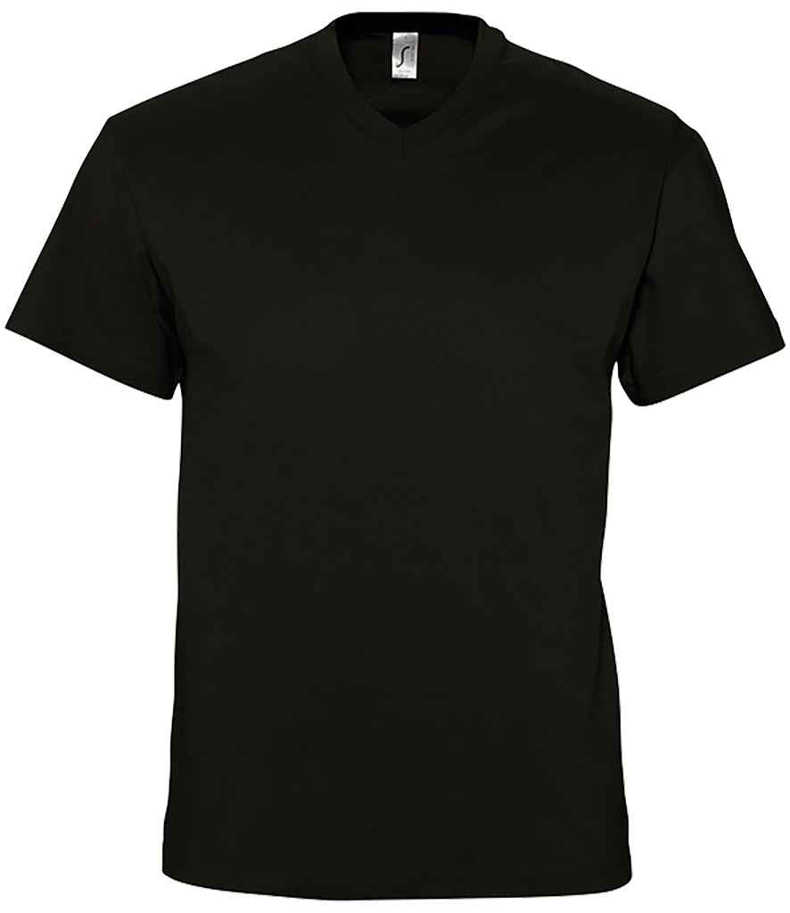 SOL'S Victory V Neck T-Shirt - Deep Black