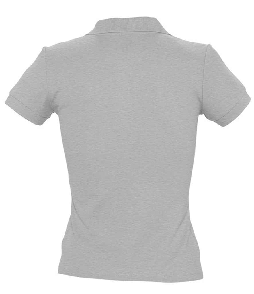 SOL'S Ladies People Cotton Piqué Polo Shirt - Grey Marl