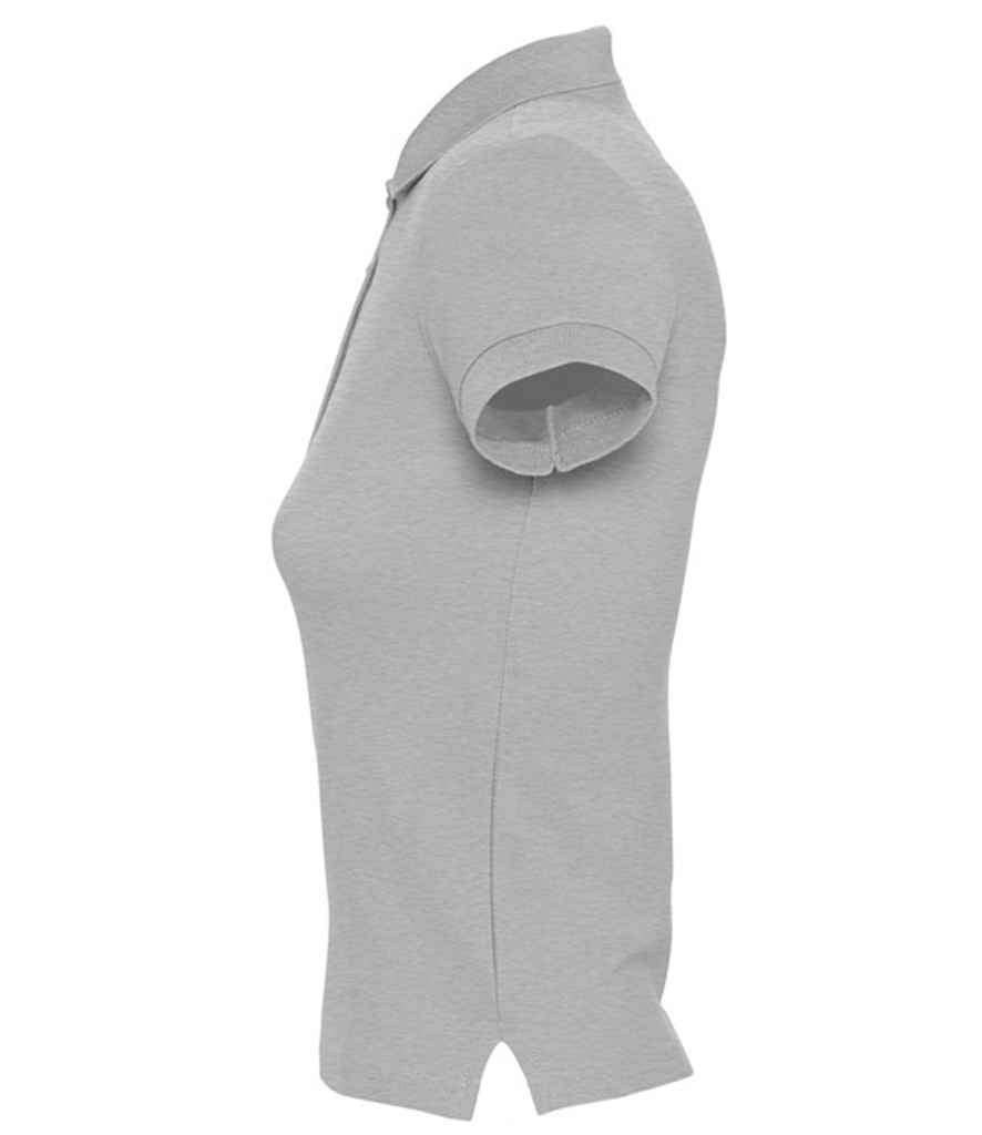 SOL'S Ladies People Cotton Piqué Polo Shirt - Grey Marl