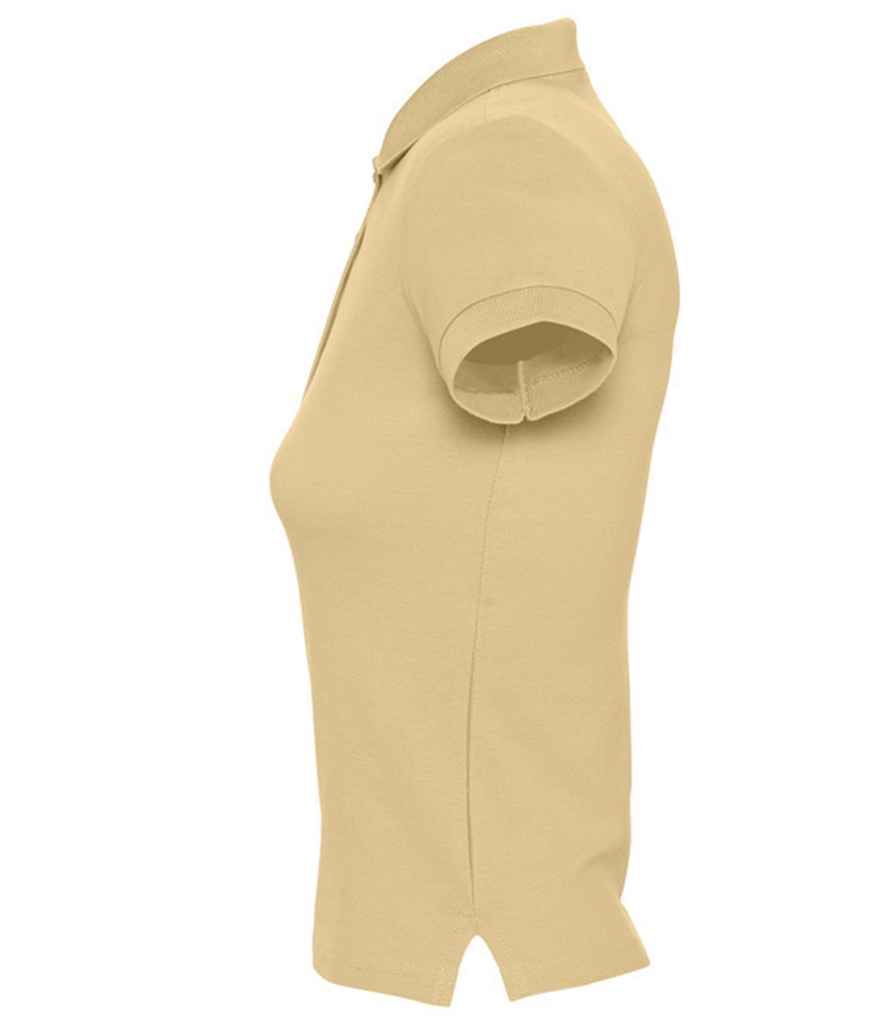 SOL'S Ladies People Cotton Piqué Polo Shirt - Sand
