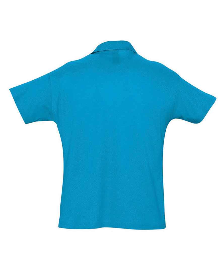 SOL'S Summer II Cotton Piqué Polo Shirt - Aqua
