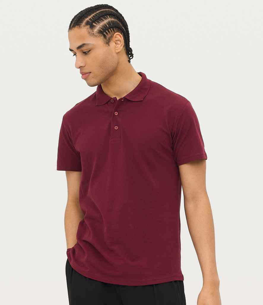 SOL'S Summer II Cotton Piqué Polo Shirt - Burgundy