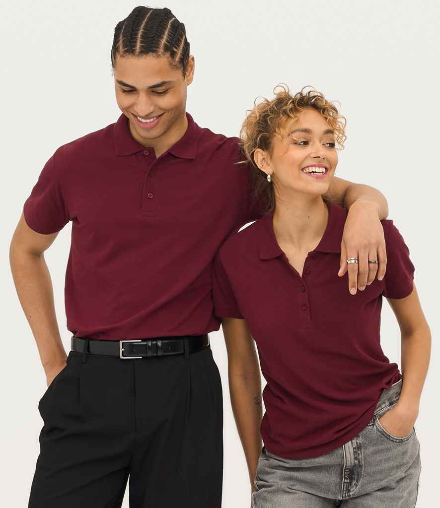 SOL'S Summer II Cotton Piqué Polo Shirt - Burgundy