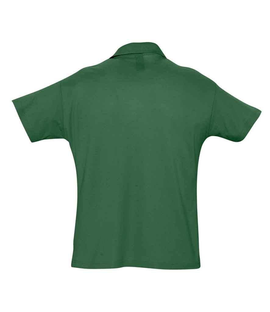 SOL'S Summer II Cotton Piqué Polo Shirt - Golf Green