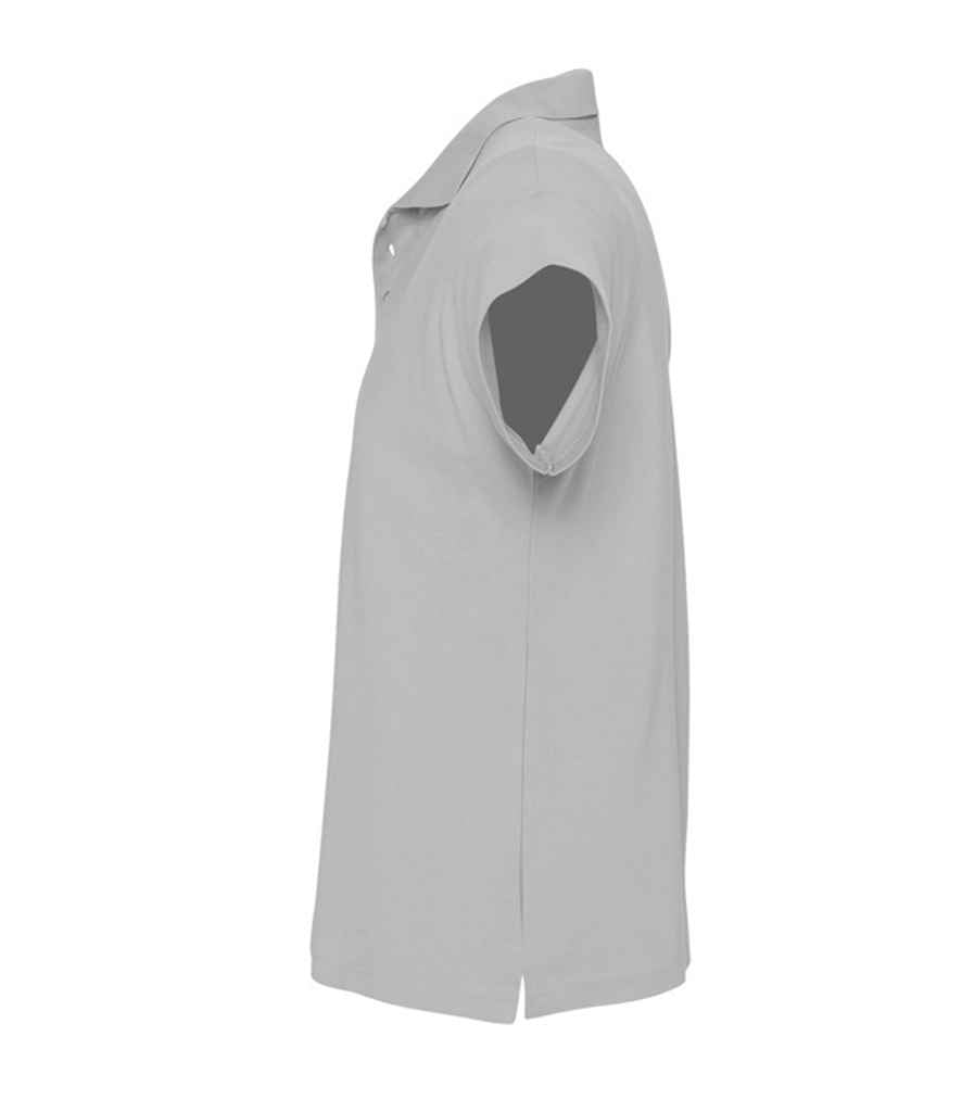SOL'S Summer II Cotton Piqué Polo Shirt - Grey Marl