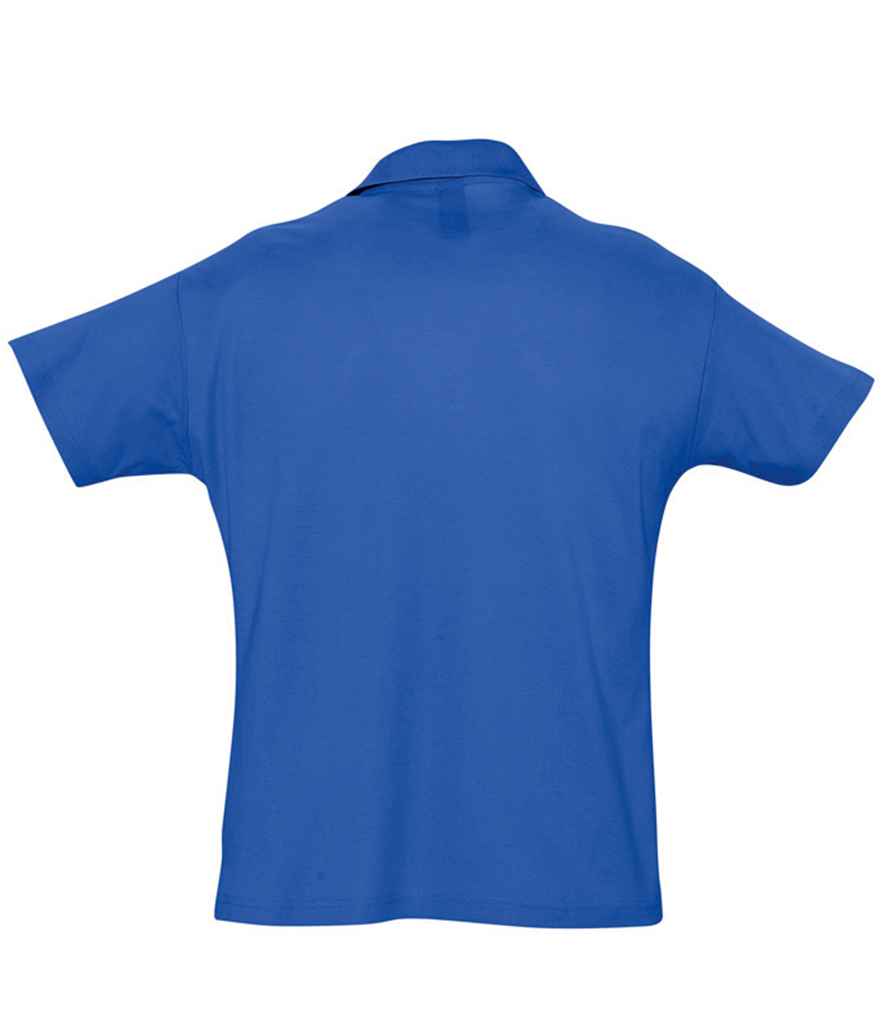 SOL'S Summer II Cotton Piqué Polo Shirt - Royal Blue