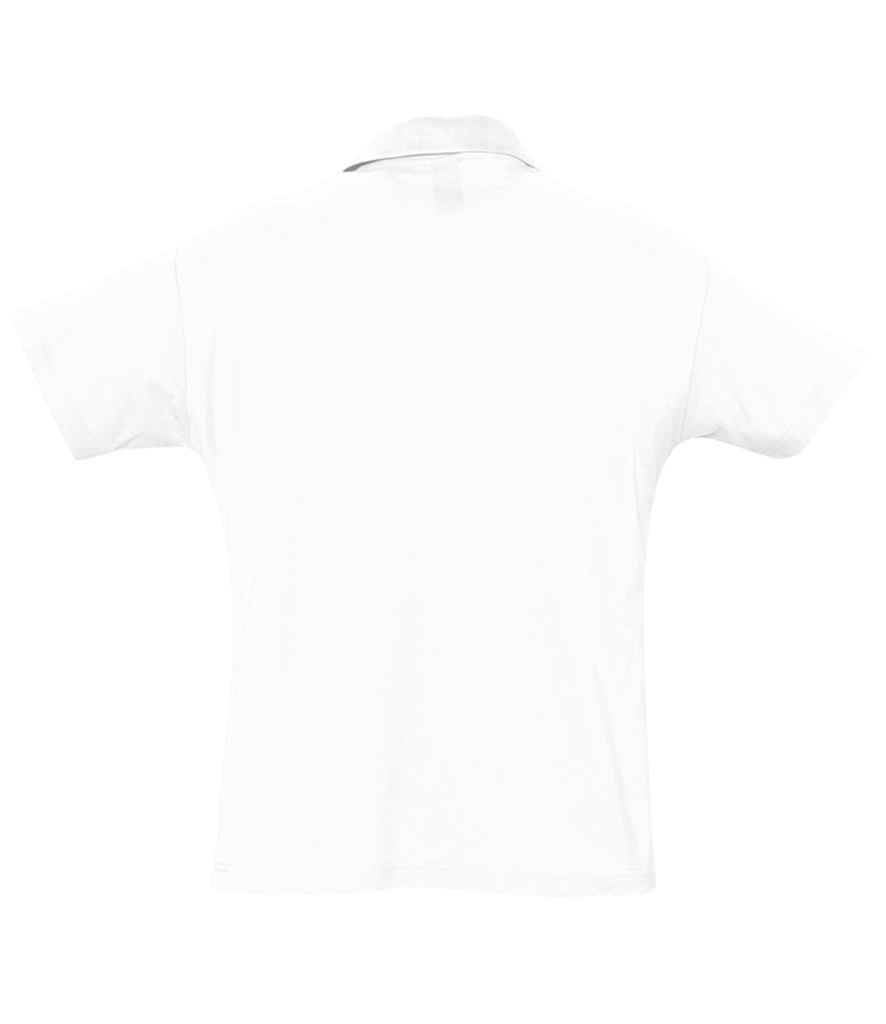 SOL'S Summer II Cotton Piqué Polo Shirt - White