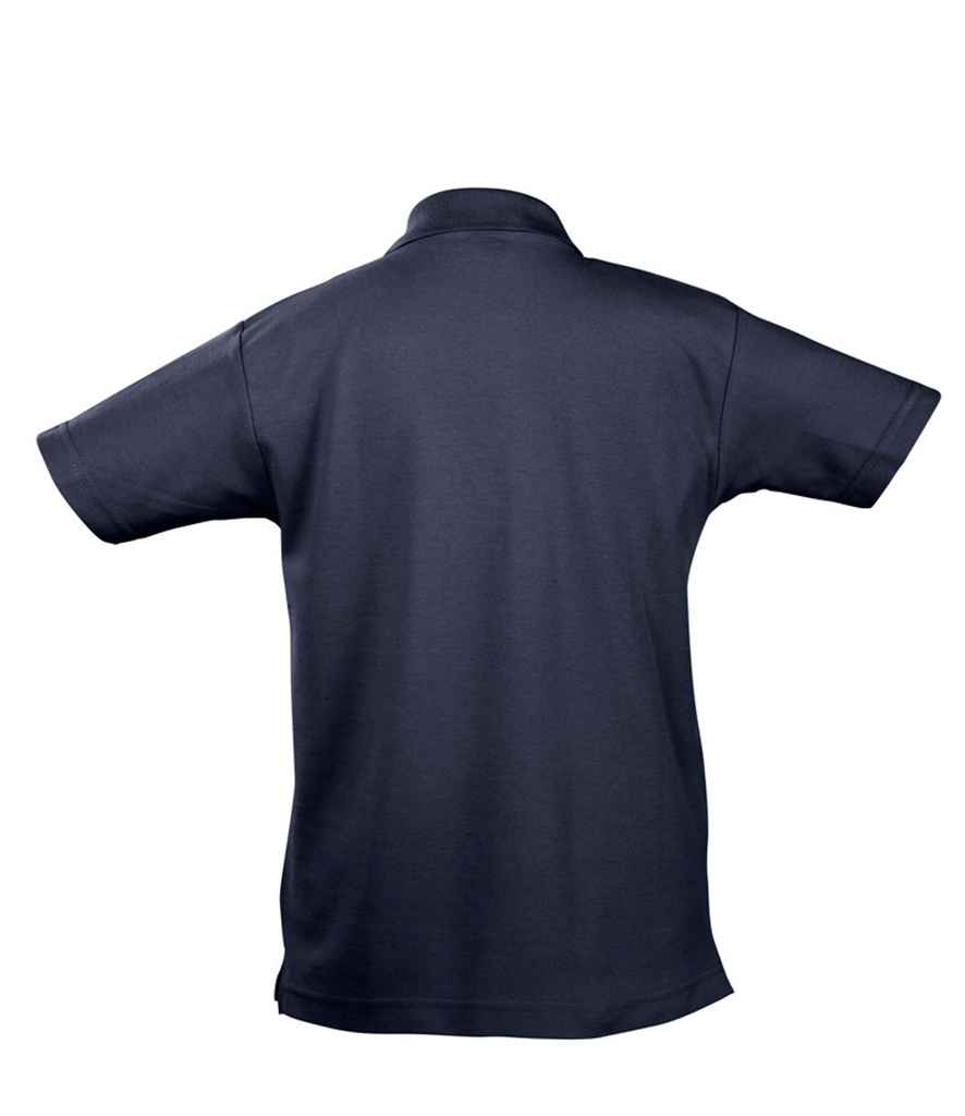 SOL'S Kids Summer II Cotton Piqué Polo Shirt - Navy