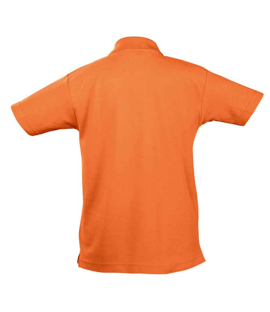 SOL'S Kids Summer II Cotton Piqué Polo Shirt - Orange