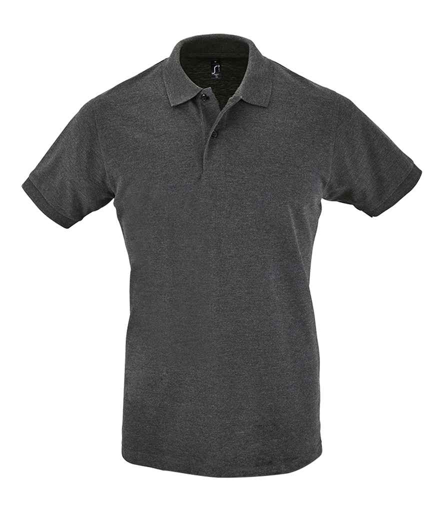 SOL'S Perfect Cotton Piqué Polo Shirt - Charcoal Marl