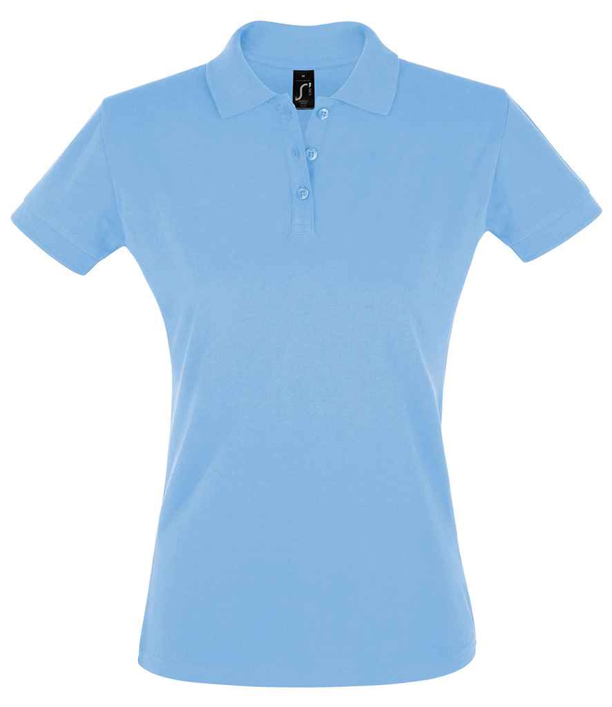SOL'S Ladies Perfect Cotton Piqué Polo Shirt - Sky Blue