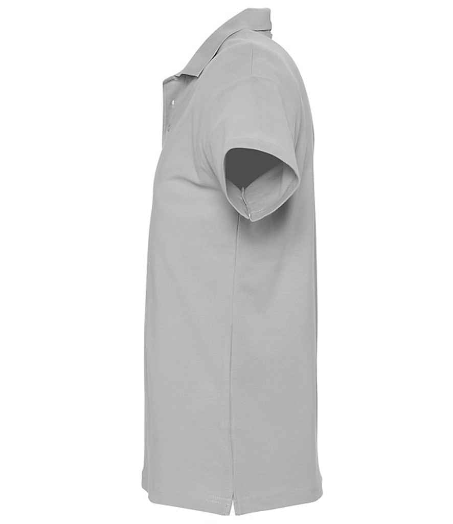 SOL'S Spring II Heavy Cotton Piqué Polo Shirt - Grey Marl