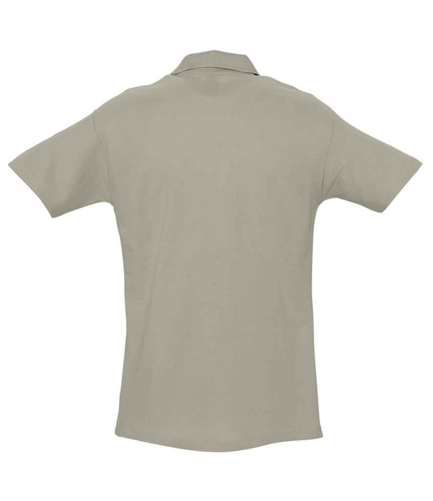 SOL'S Spring II Heavy Cotton Piqué Polo Shirt - Khaki