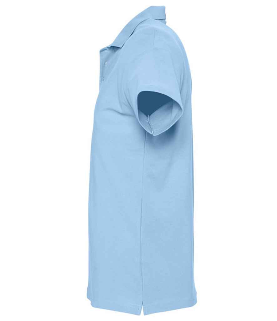 SOL'S Spring II Heavy Cotton Piqué Polo Shirt - Sky Blue