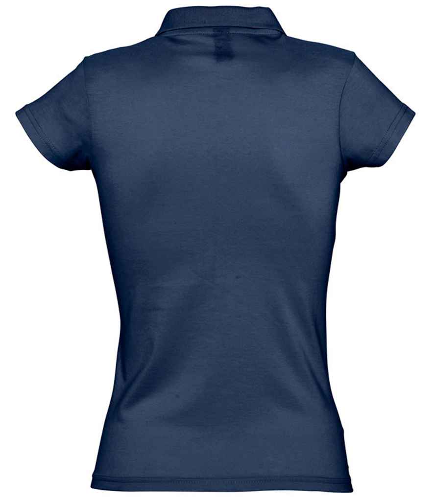SOL'S Ladies Prescott Cotton Jersey Polo Shirt - French Navy