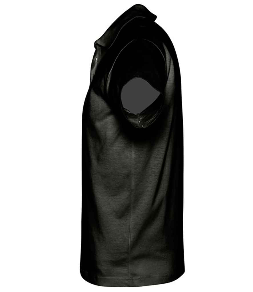 SOL'S Prescott Cotton Jersey Polo Shirt - Deep Black