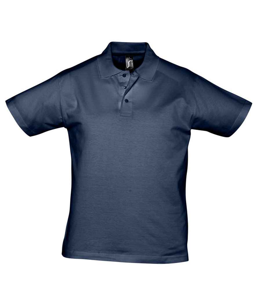 SOL'S Prescott Cotton Jersey Polo Shirt - French Navy