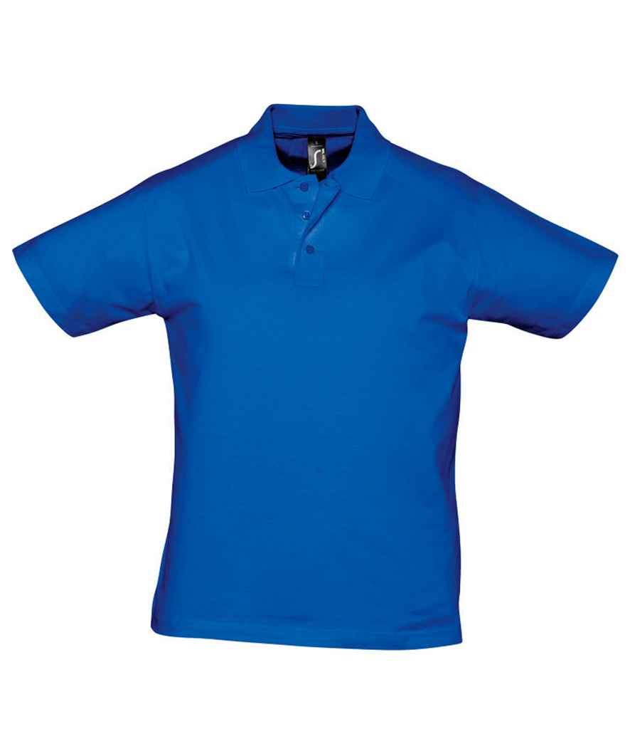 SOL'S Prescott Cotton Jersey Polo Shirt - Royal Blue