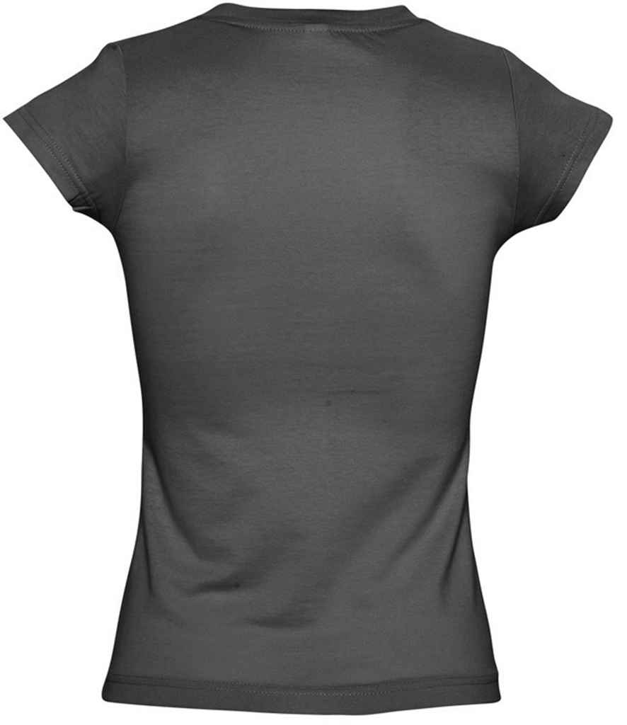 SOL'S Ladies Moon V Neck T-Shirt - Dark Grey