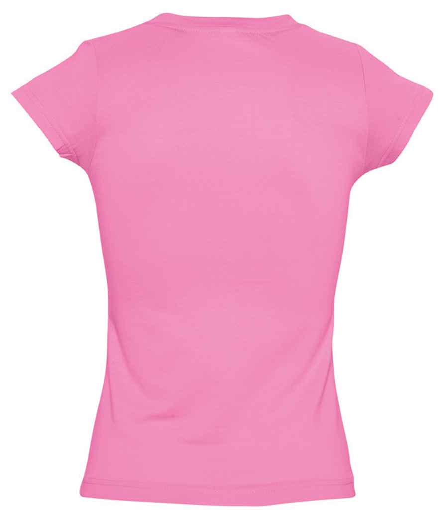SOL'S Ladies Moon V Neck T-Shirt - Orchid Pink