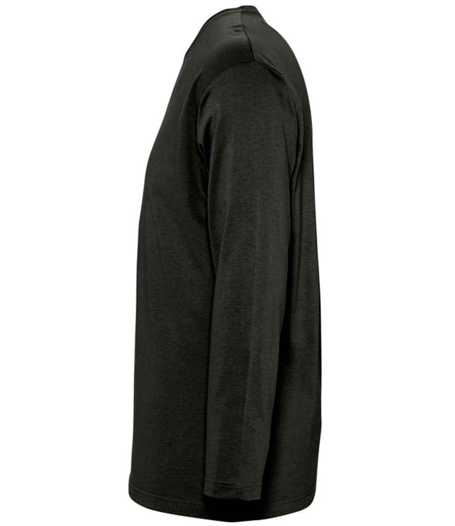 SOL'S Monarch Long Sleeve T-Shirt - Deep Black