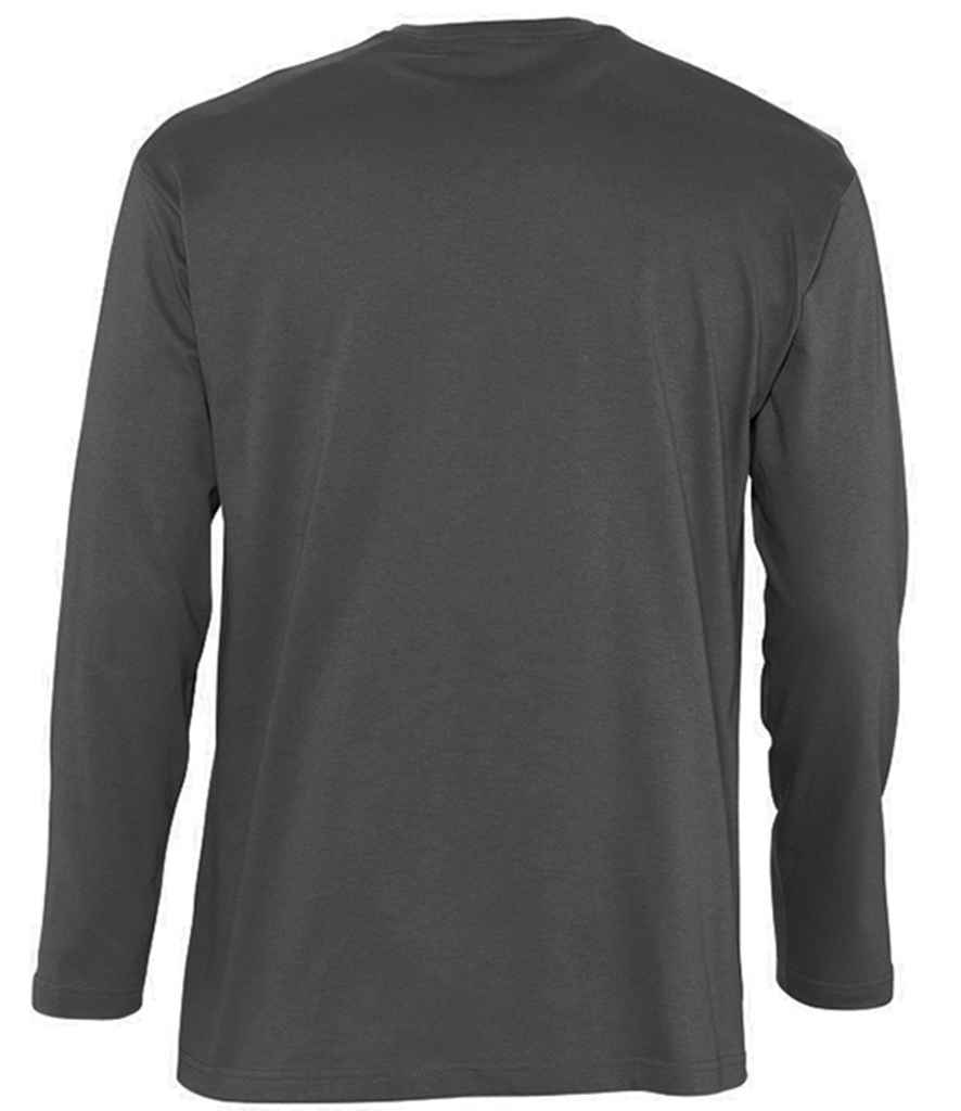 SOL'S Monarch Long Sleeve T-Shirt - Dark Grey
