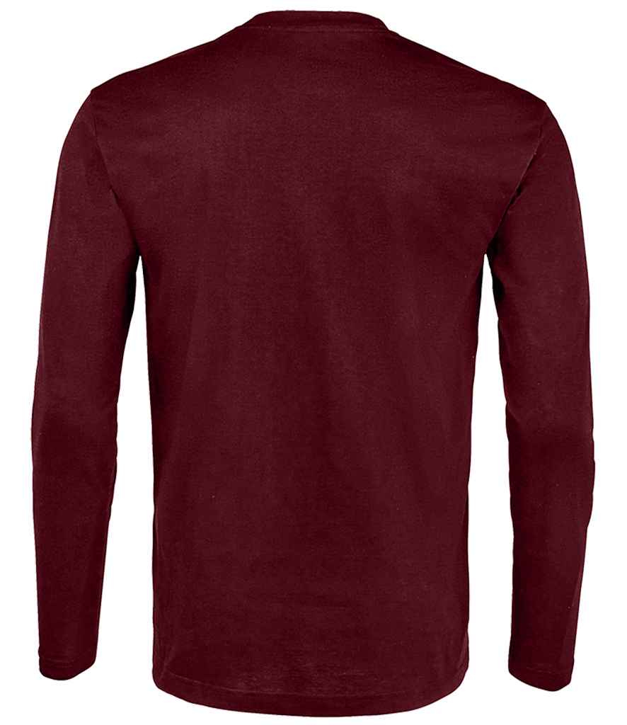 SOL'S Monarch Long Sleeve T-Shirt - Oxblood