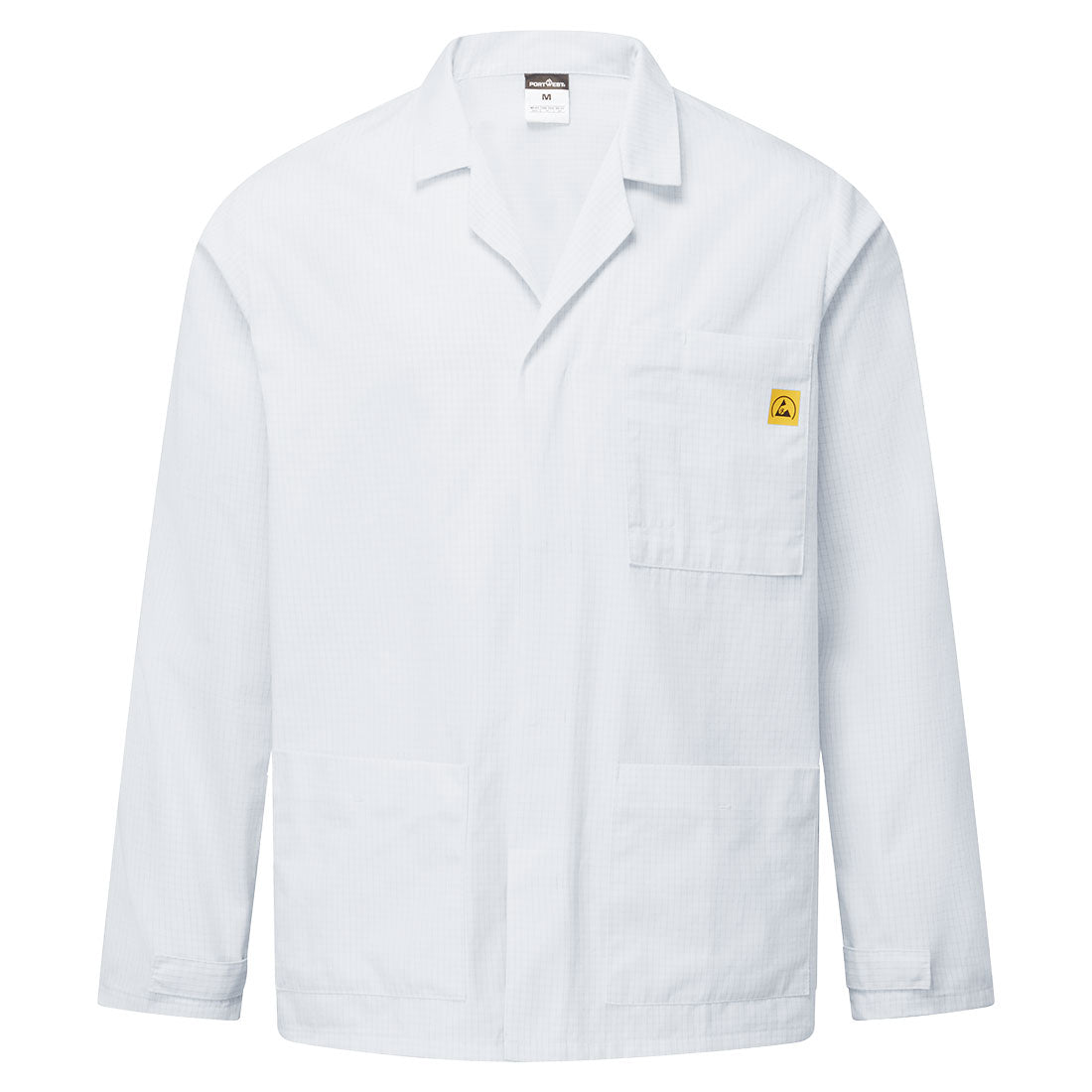 Anti-Static ESD Lab Jacket - White