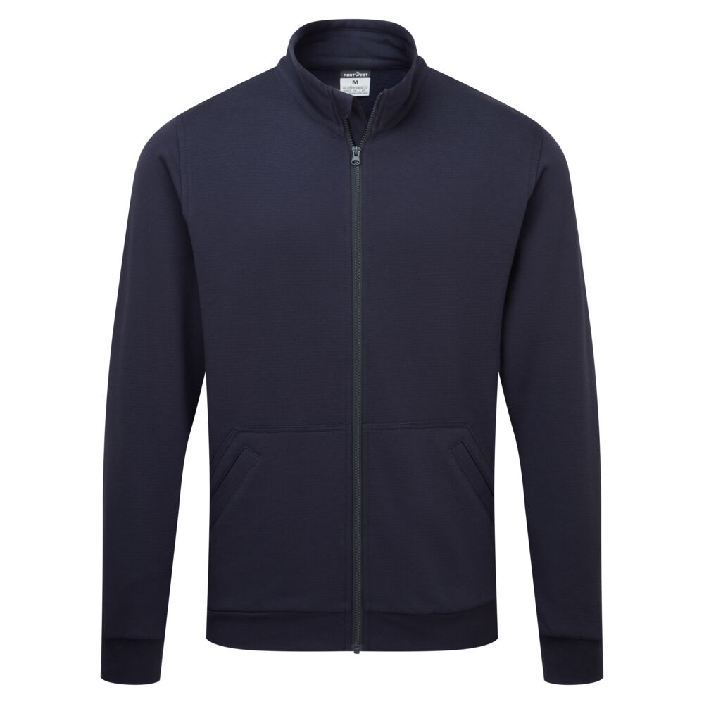Anti-Static ESD Zip Sweatshirt - Navy