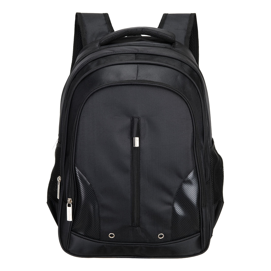 Triple Pocket Backpack - Black