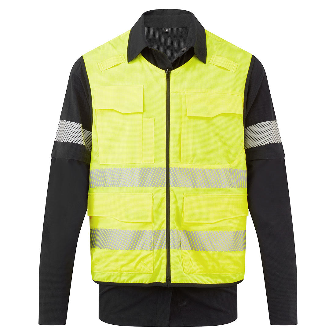 Ultimate Modular Hi-Vis 6-in-1 Shirt - Black/Yellow