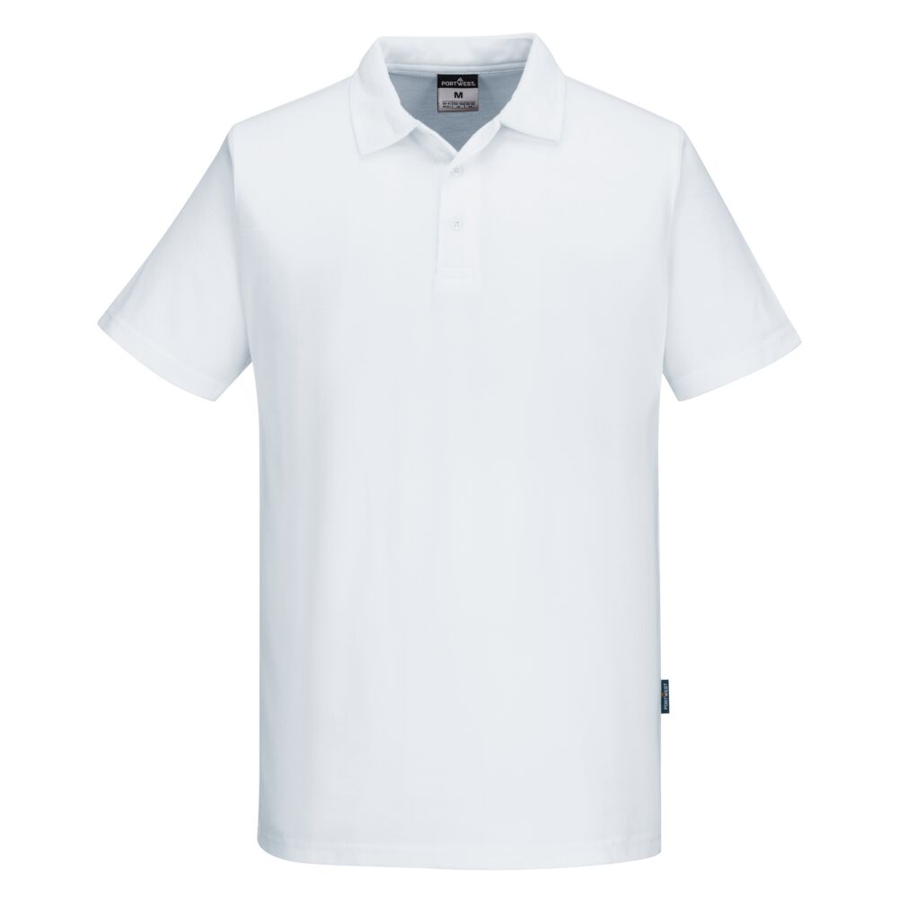 Mesh Air Pro Polo Shirt S/S - White