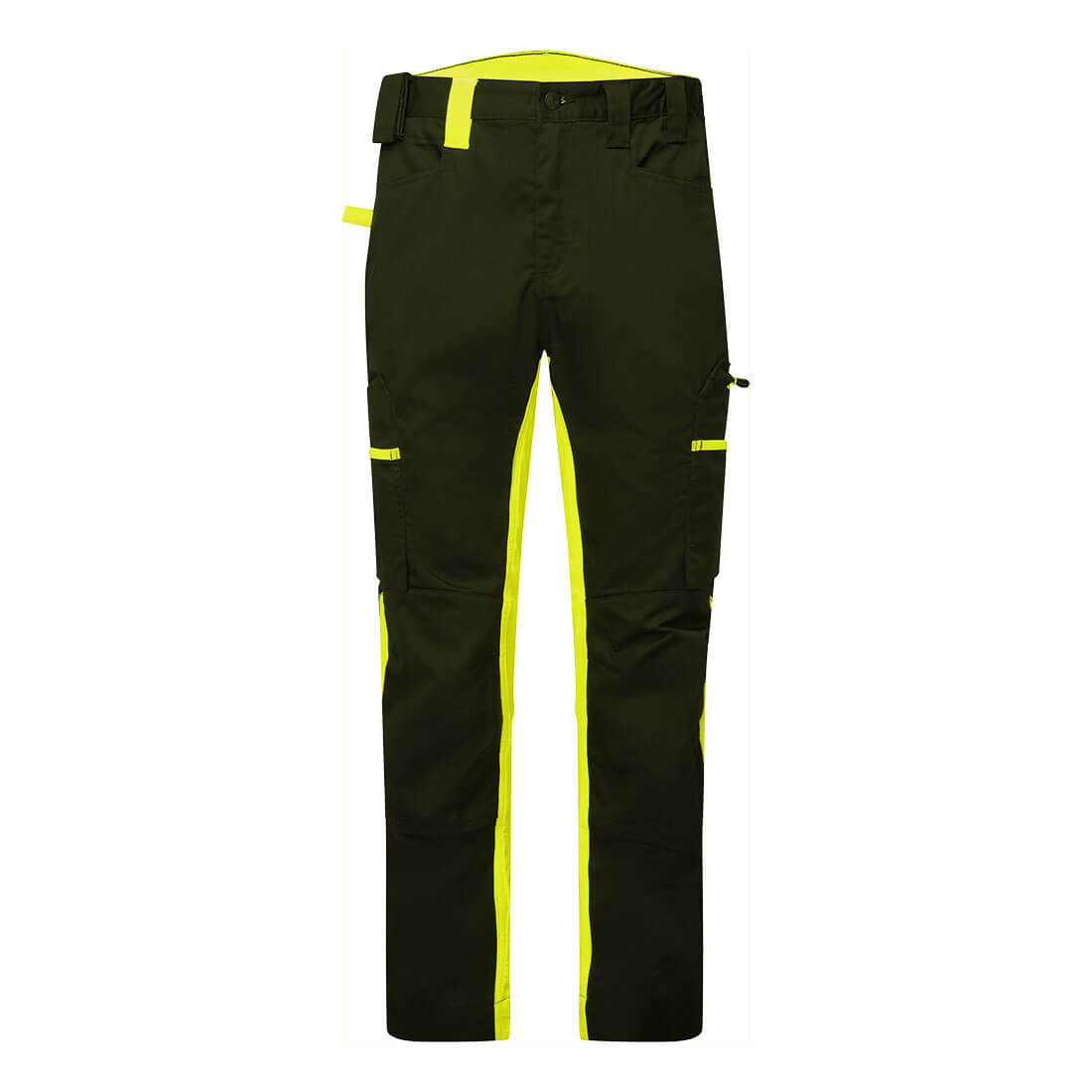 WX2 Eco Stretch Trade Trousers - Black/Yellow