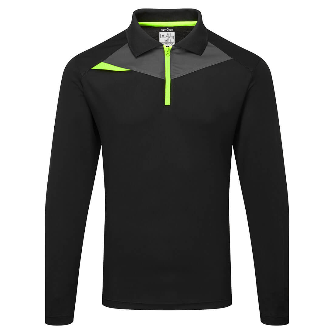 DX4 Polo Shirt L/S - Black
