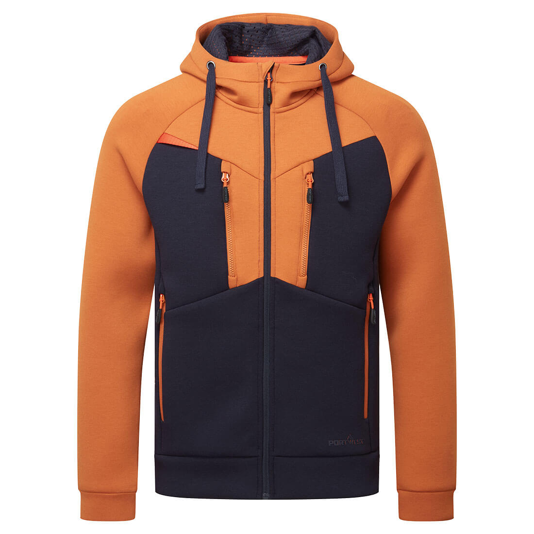 DX4 Zipped Hoodie - Rust