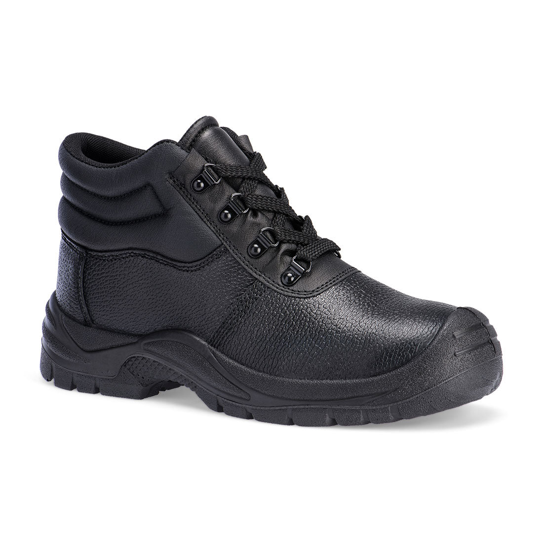 Steel Leather Mid Boot S1P FO - Black