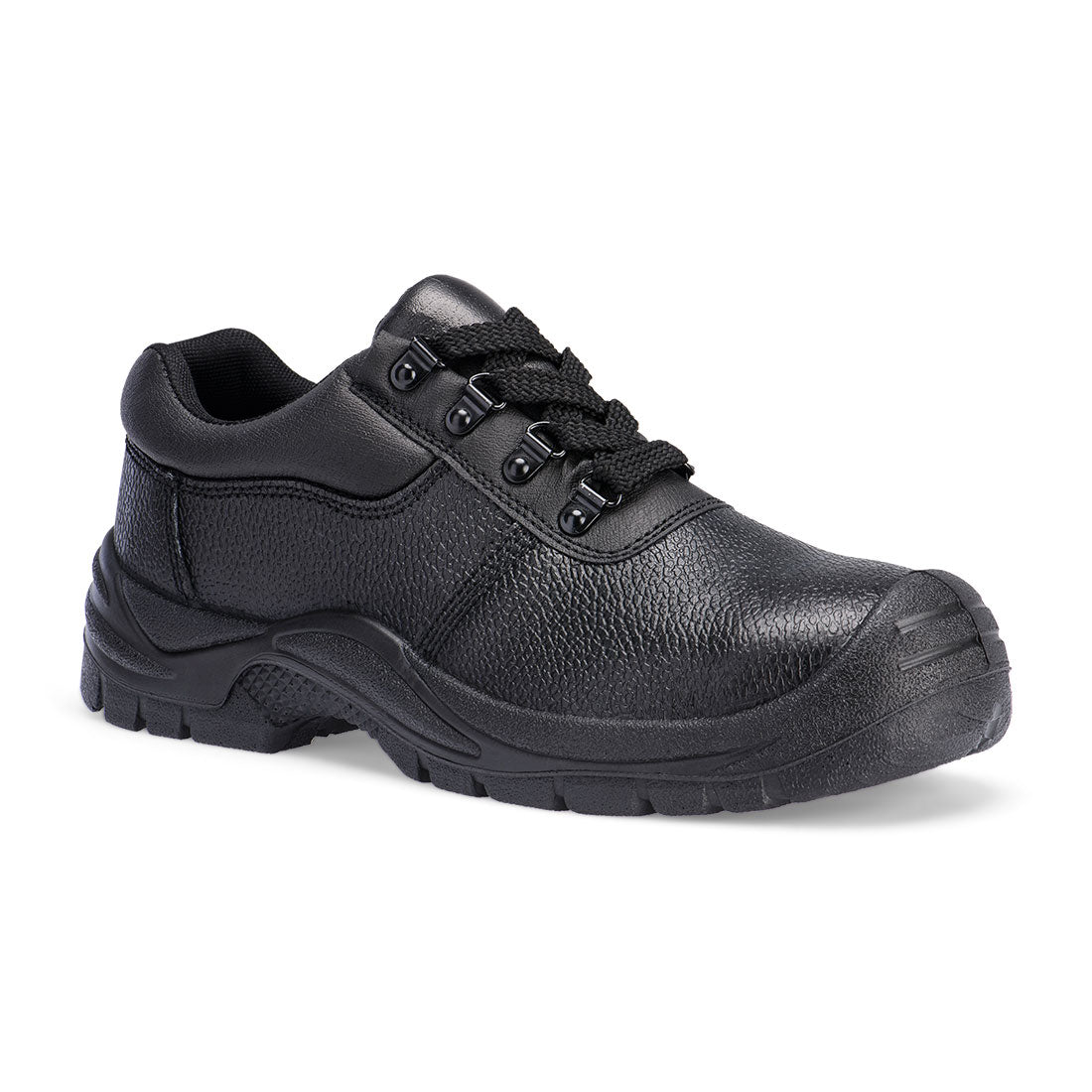 Steel Leather Low Shoe S1P FO - Black