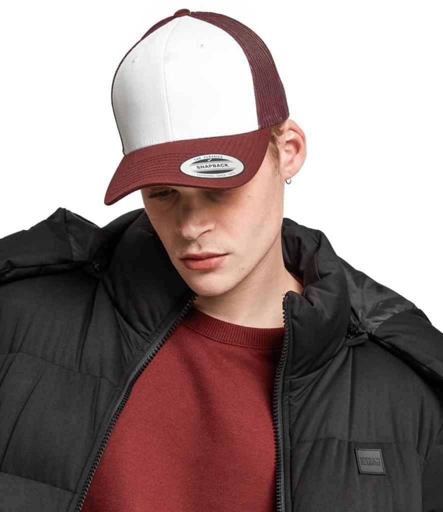 F6606CF Maroon/White Model