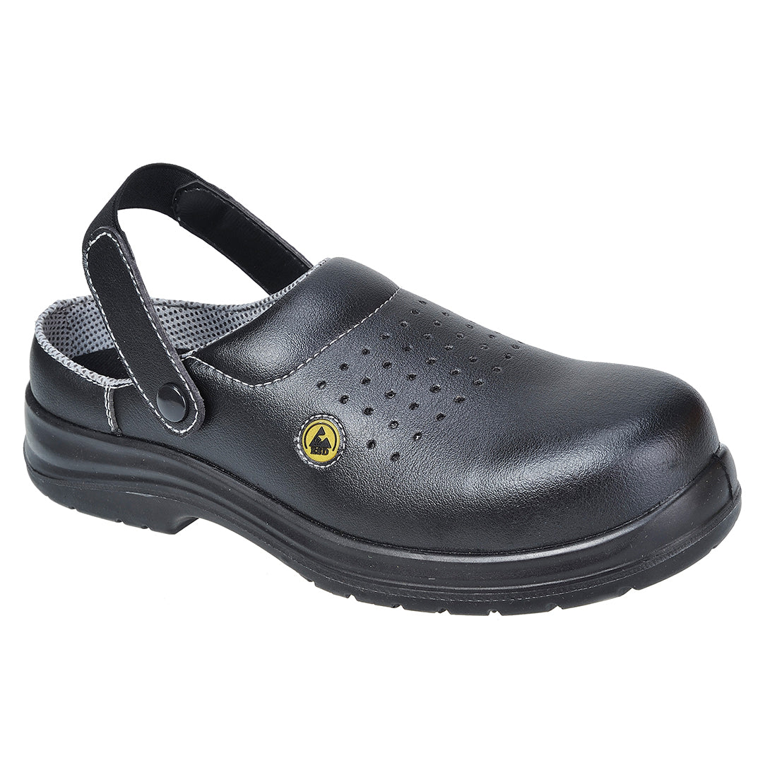 Composite Microfibre Clog SB ESD SRC A E FO - Black