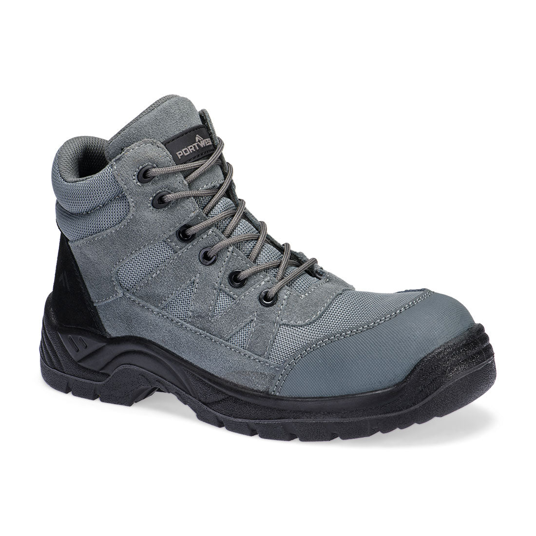 Composite Textile and Suede Ankle Boot S1PL SR FO - Metal Grey