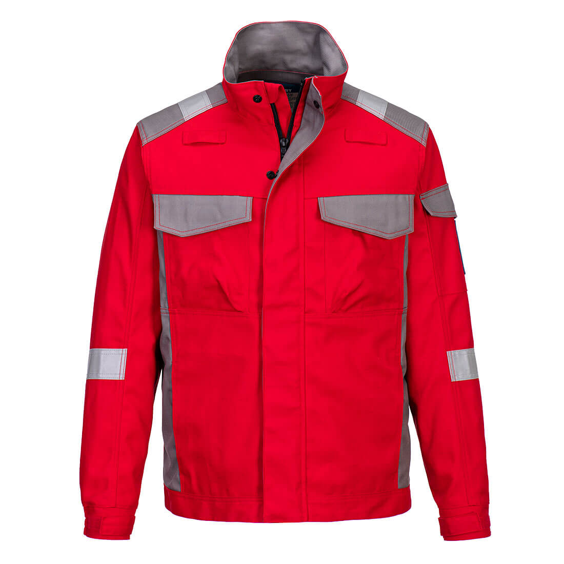 Bizflame Industry  Two Tone FR Jacket - Red