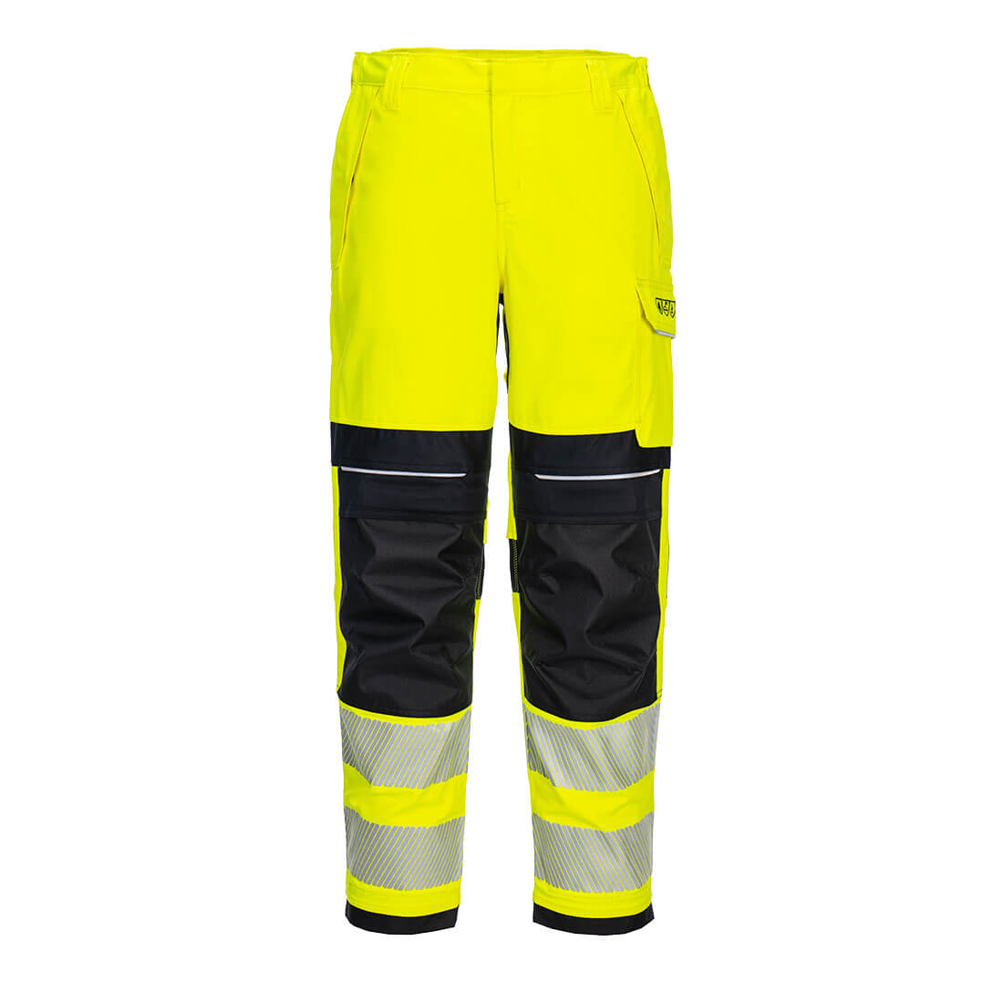 PW3 Modaflame Work Hi-Vis Multi-Norm FR Women's Trousers - Yellow/Black