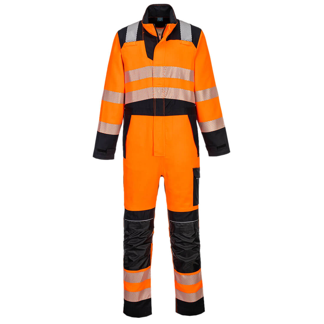 PW3 Modaflame Work HVO Multi-Norm FR Coverall - Orange/Black